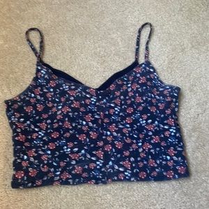 Hollister Floral Crop Top